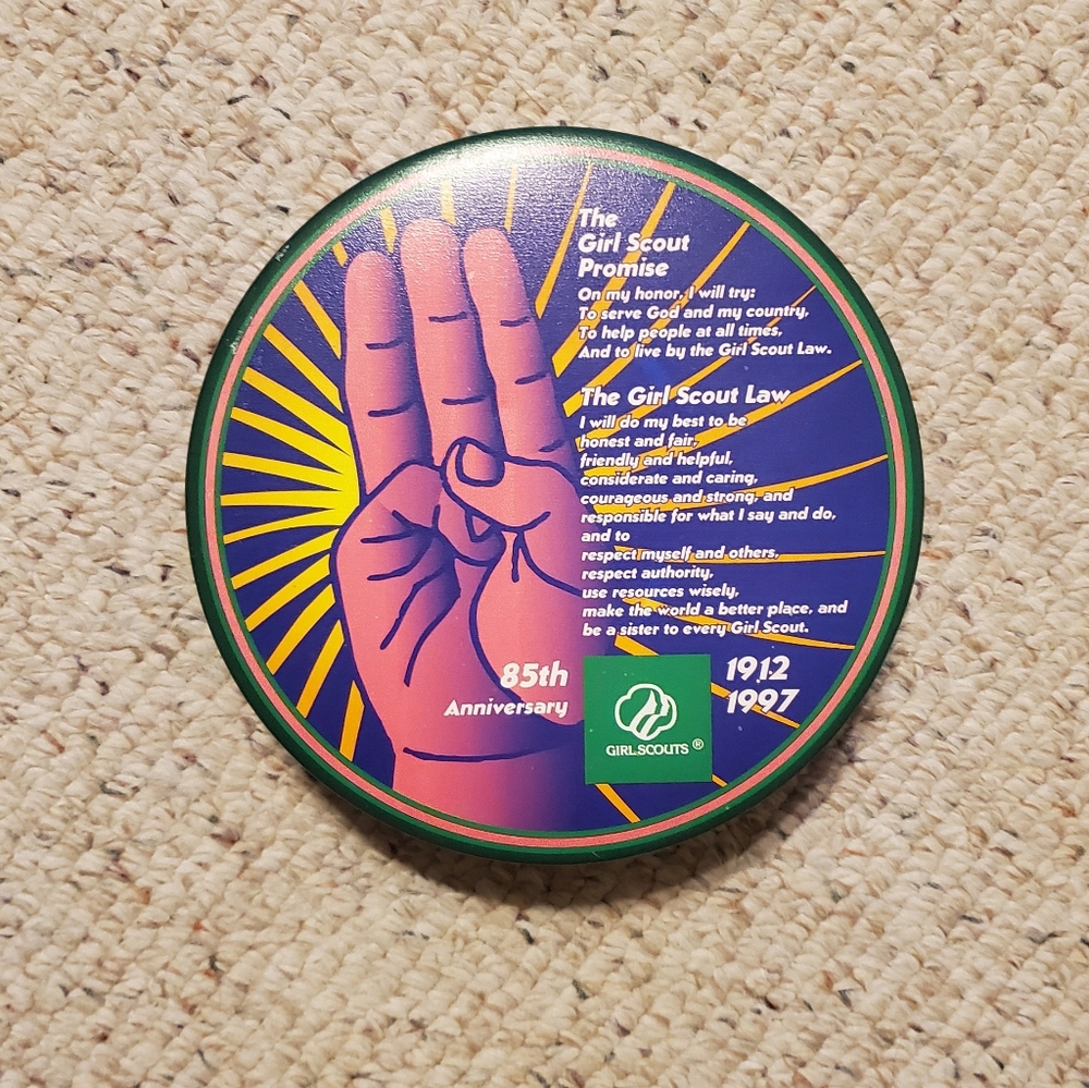 Vintage Collectible Girl Scout Anniversary Tin